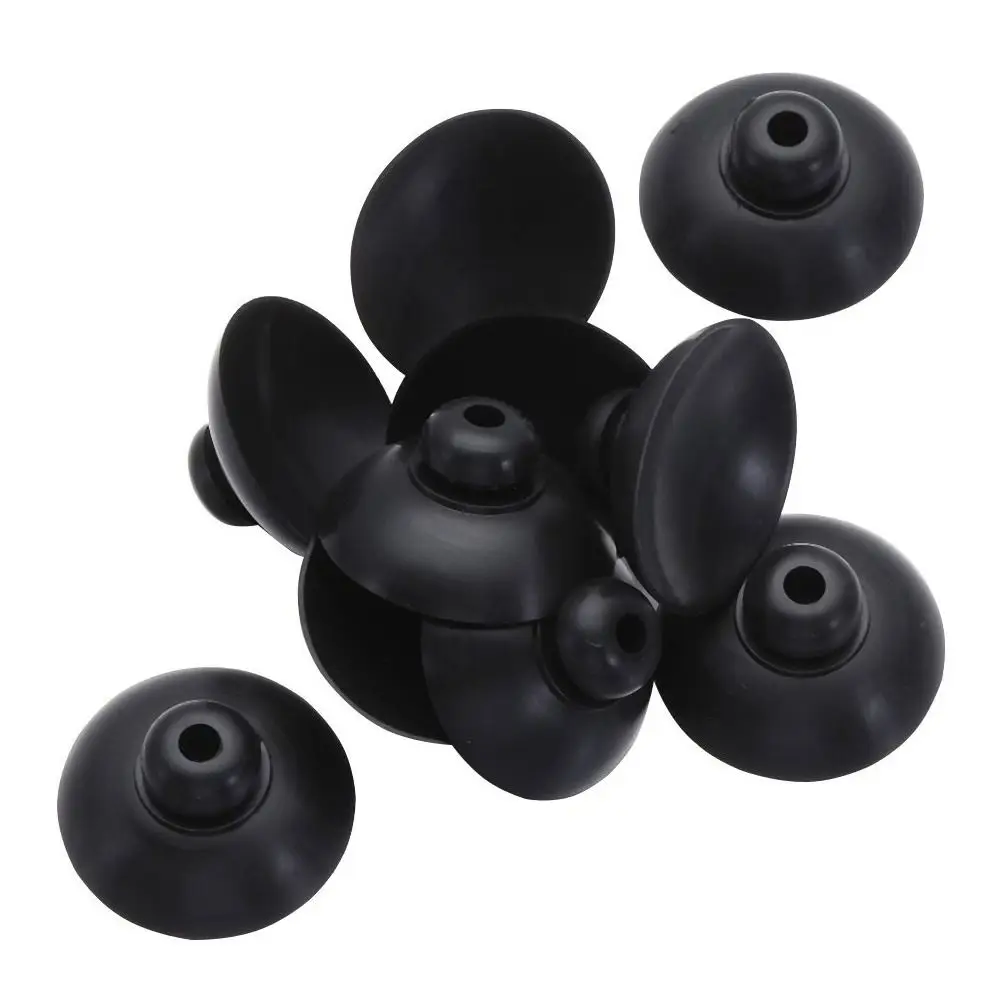 10Pcs Black Aquarium Suction Cup Clip Pump Sucker Holder Tube Fixed Tool Fish Tank Pump Sucker Holder Suction Cup Clip