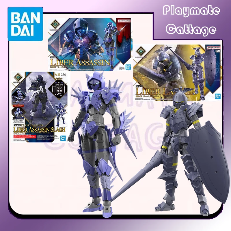 

In Stock BANDAI Original 30MF LIBER LANCER LIBER ASSASSIN SLASH Anime Figure Assembly Model Toy Collectible Ornaments Gift Kids