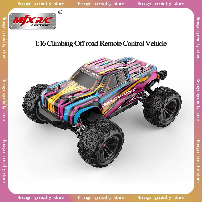 

1:16 Mjx 16208 16210 Remote Control 2.4g Brushless Rc Hobby Car Vehicle 68kmh 3s High-Speed Climbing Vehicle Off-Road Truck