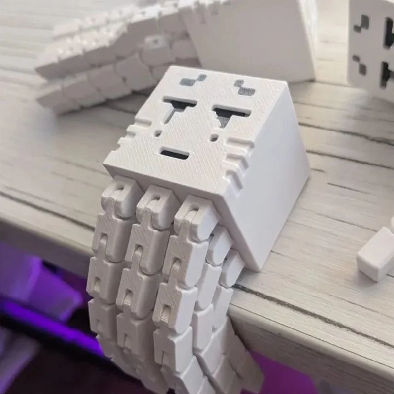 1 unidad de adorno articulado impreso en 3D de Creeper [Minecraft], mercancía del juego, regalo de juguete, llavero de juguete de moda