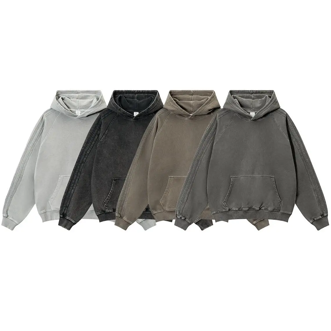 

Мужское худи оверсайз из плотного трикотажа 40G для осени и зимы, повседневное, в стиле хип-хоп, с винтажным дизайном и длинными рукавами...