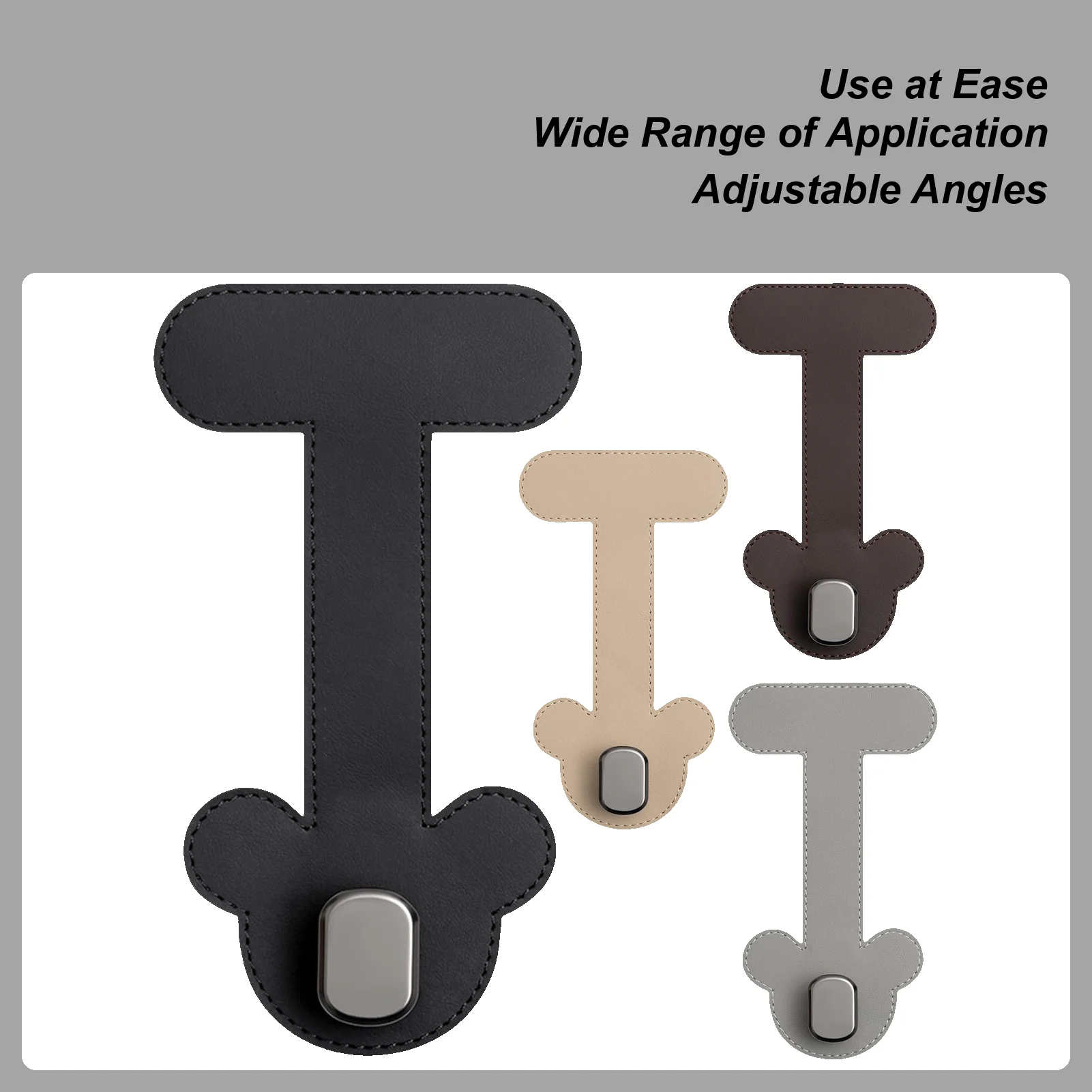 1Pc Car Purse Hanger Strong Adhesion Hook Glovebox Earphone Cable Holder Interior Accessories