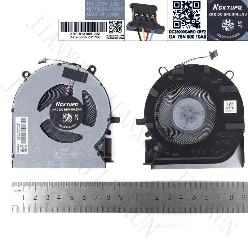 S+Laptop Cooling Fan For HP 16-D/E TPN-Q263 Q264 M75721 M75723 80W（CPU, OEM)