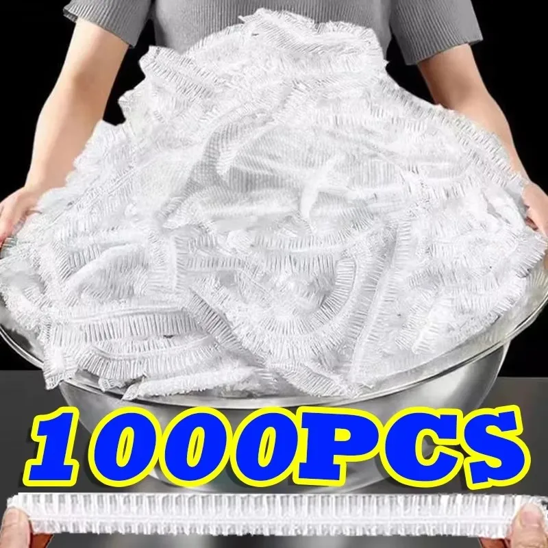 100/500/1000pcs Plastic Wrap, Extra Thick Disposable - Transparent Stretchable Film For Leftovers, Fruits, And Vegetables