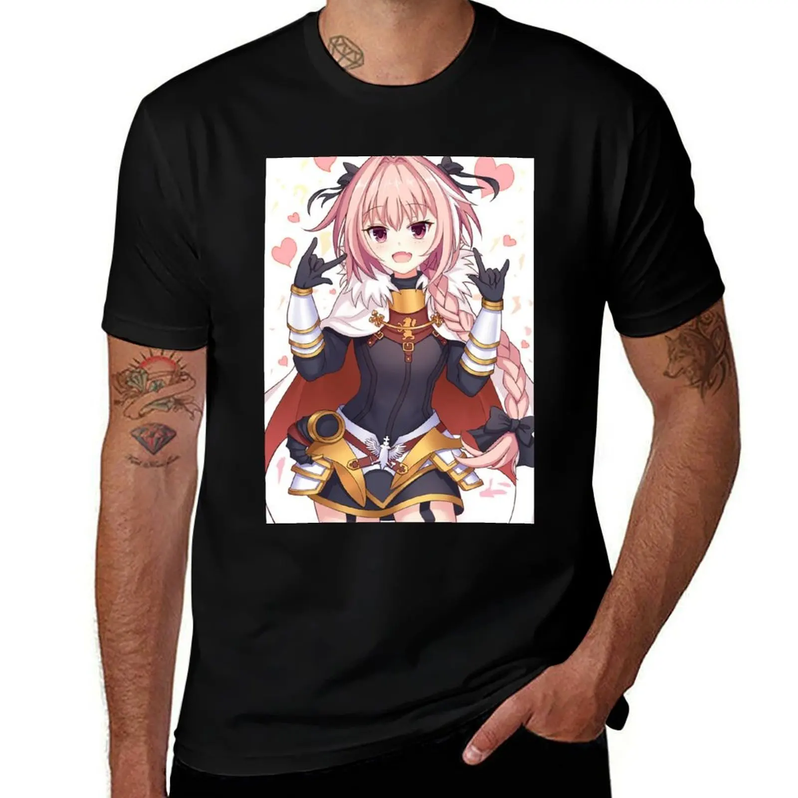 Astolfo T-Shirt Summer Print Short Sleeve Tee T-Shirt