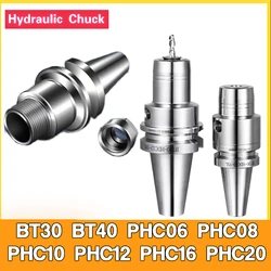 High Precison Hydraulic Chuck Tool Shank BT30 BT40 PHC06 PHC08 PHC10 PHC12 PHC16 PHC20 PHC25 Collet BT Hydraulic Tool Holder