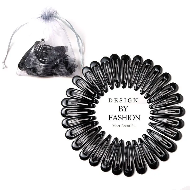 10/20/30/40 New Girls Cute Colorful Waterdrop Shape Hairpins Sweet Hair Clips Kids Barrettes Slid Clip Fashion Hair Accessories