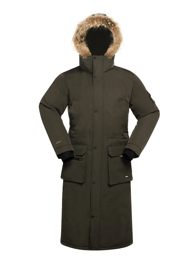 Imagem -06 - Extra Grosso ao ar Livre Parkas Jaqueta para Mulheres dos Homens de Longa Carga Ganso para Baixo Cabolsa 800 Fluffy Outwear Oversized Cabolsas 2023 Novo