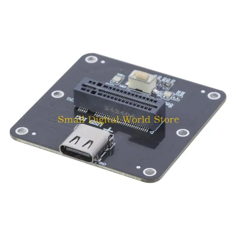 

Адаптер SSD-адаптера M.2 77UB, адаптер карты расширения корпуса NVMe, чехол-конвертер с M.2 на USB3.1 для SSD-накопителя M.2