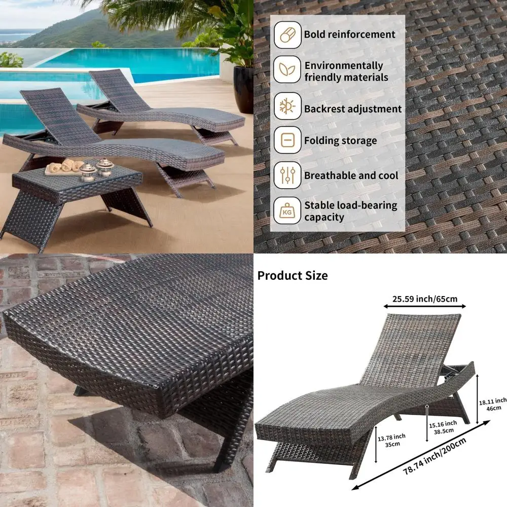 "Patio Wicker Recli… - image