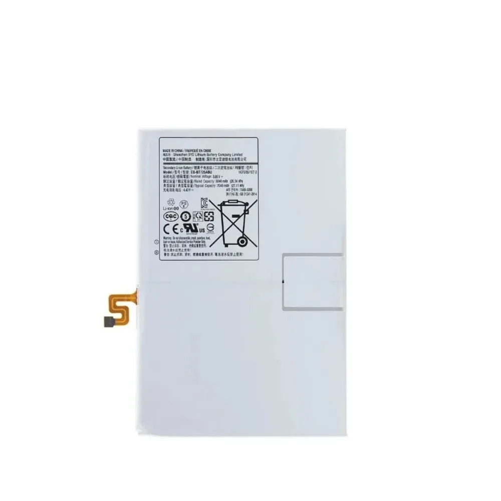 New 7040mAh EB-BT725ABU 3.85V Tablet Battery For Samsung Galaxy Tab S5e S6 Lite SM-T720 SM-T860 T865 P610 P613 P625 with