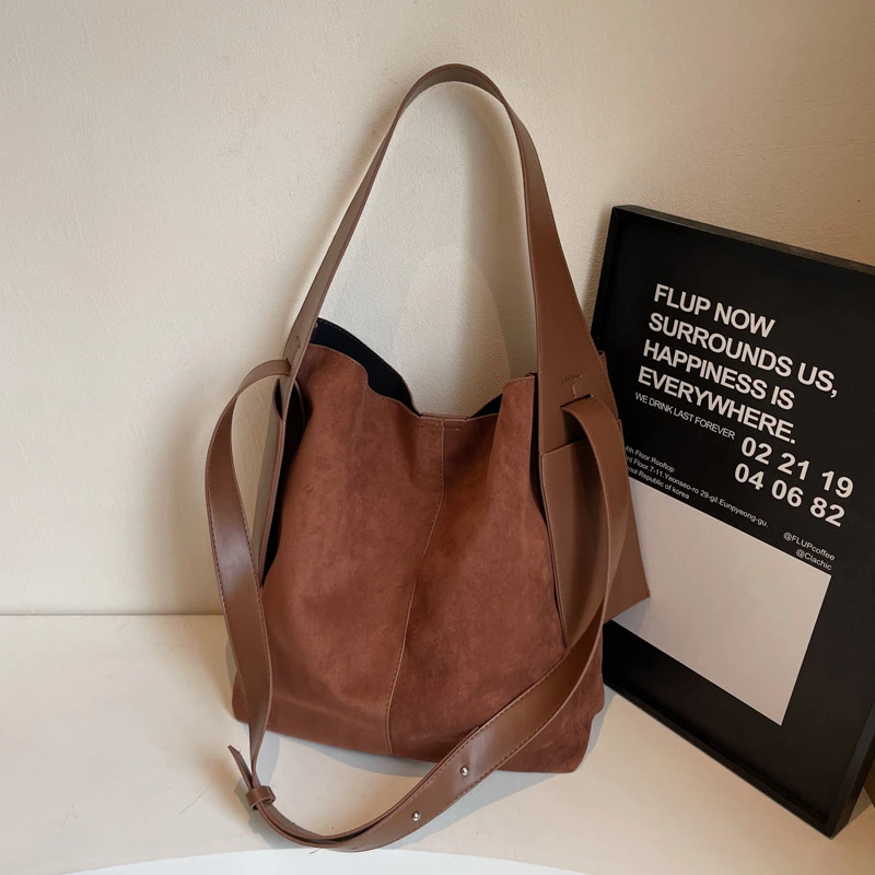Casual Travel Crossbody Bag For Women Single Shoulder Bag Brand Designer Women Bags Luxury PU Leather Bag Bucket Bag Handbag