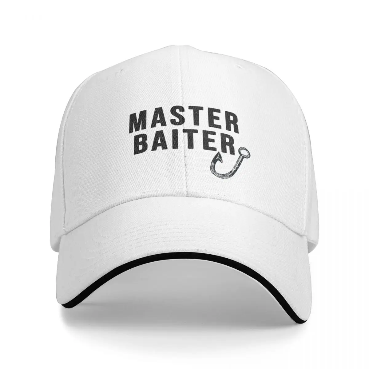 Master Baiter Funny Fishing Quotes Baseball Cap Uv Protection Solar Hat Visor Hats For Women Men's