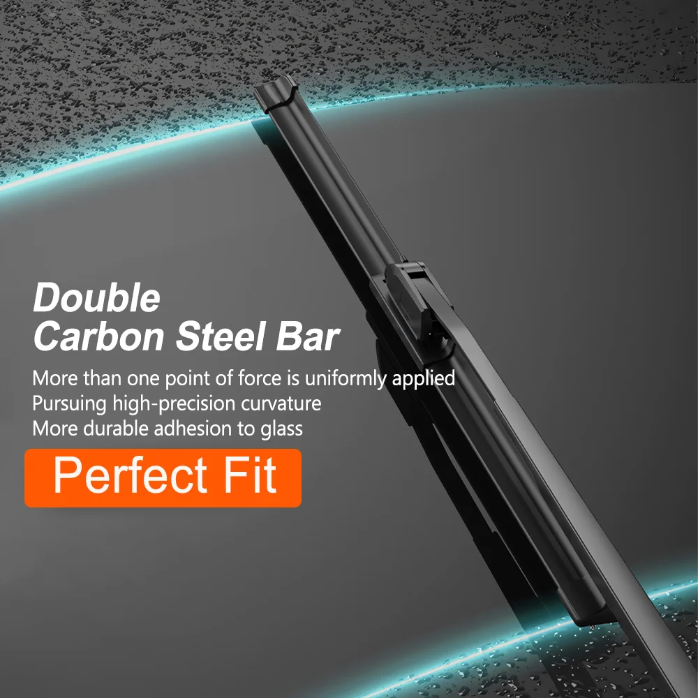 شفرات المساحات الأمامية لكرايسلر باسيفيكا 	 RU 2017-2025 2018 2019 2020 2021 ملحقات ممسحة نافذة الزجاج الأمامي للسيارة