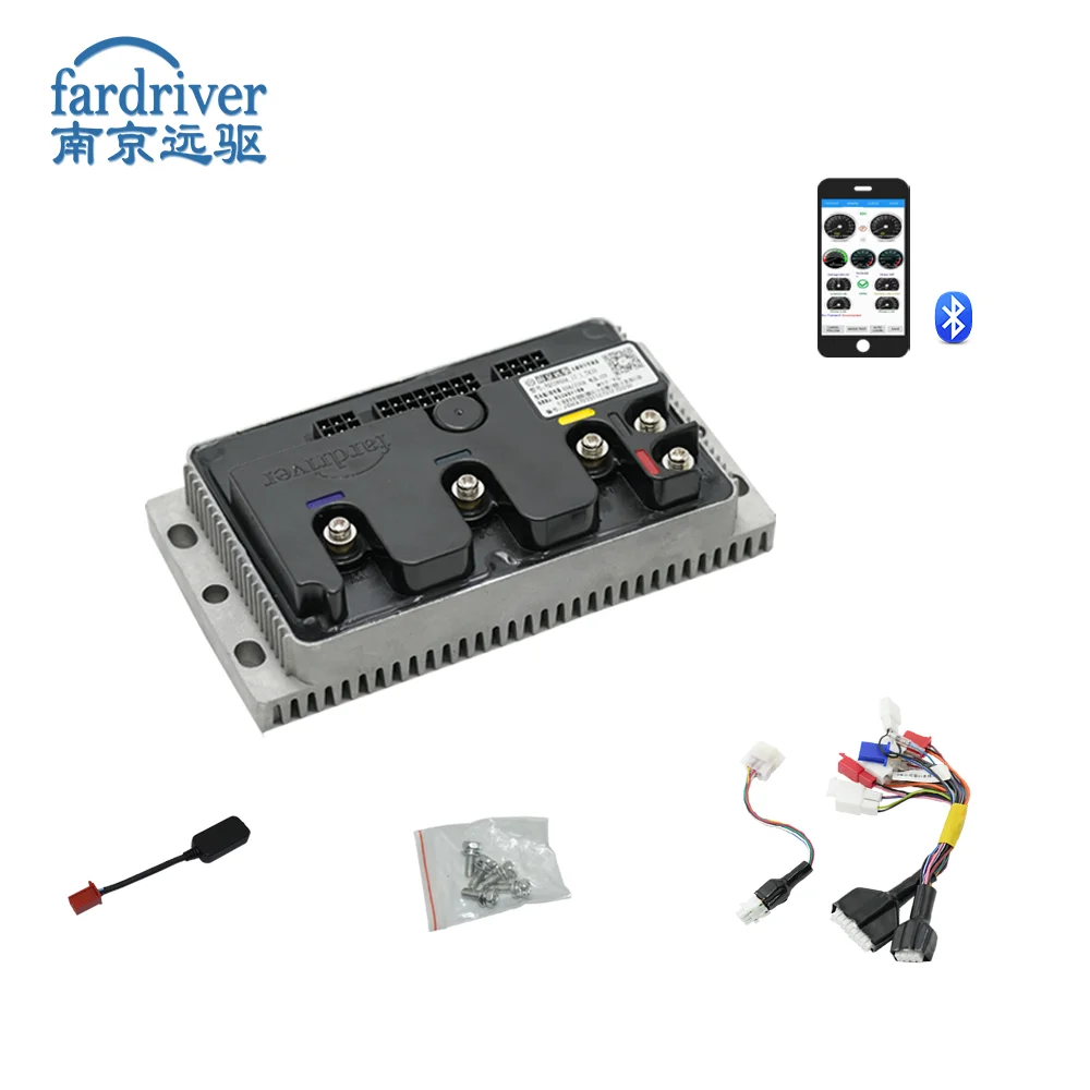 Fardriver ND72230 72V 50A 1500W Smart Electric Scooter Motorcycle Controller Supporting Bluetooth Hall Programmable For QSMotor