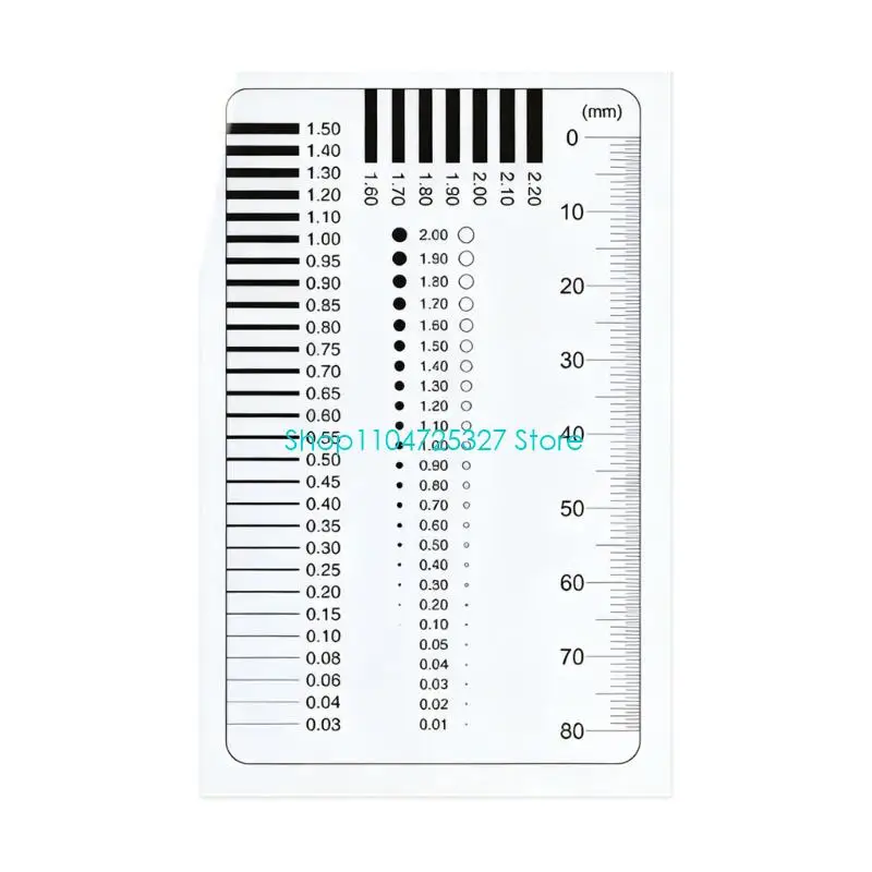 D8KF Easy To Clean Dot Gauge Film Comparison Chart Provide Clear Visual Standard For Color Proofing And Quality Assurances