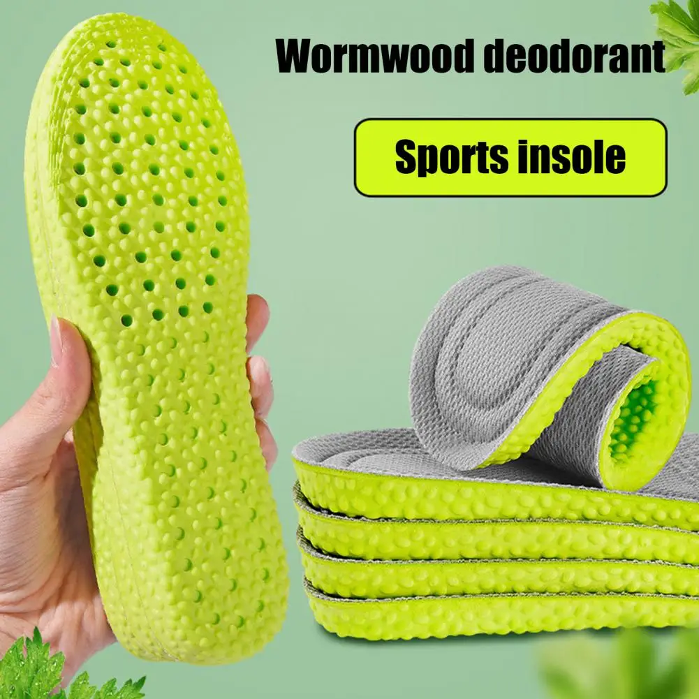 

Flexible Foot Support Sports Insoles for Plantar Fasciitis Relief Comfortable Running Shoes Breathable Deodorizing for Men