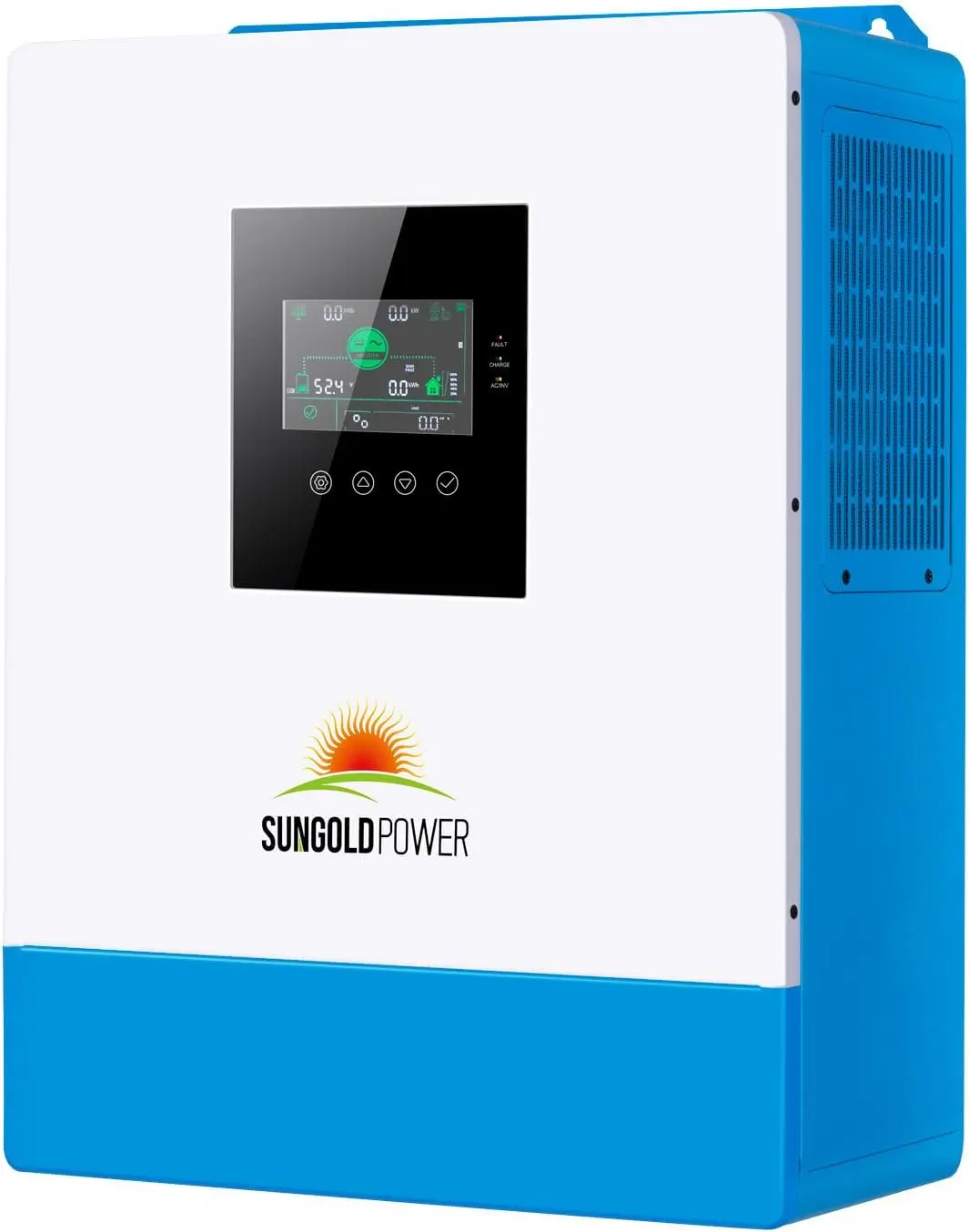 5000W DC 48V UL1741 Pure Sine Wave Solar Inverter,100A MPPT Solar Charger and 40A AC Battery Charger, 120V AC Output Solar Inver