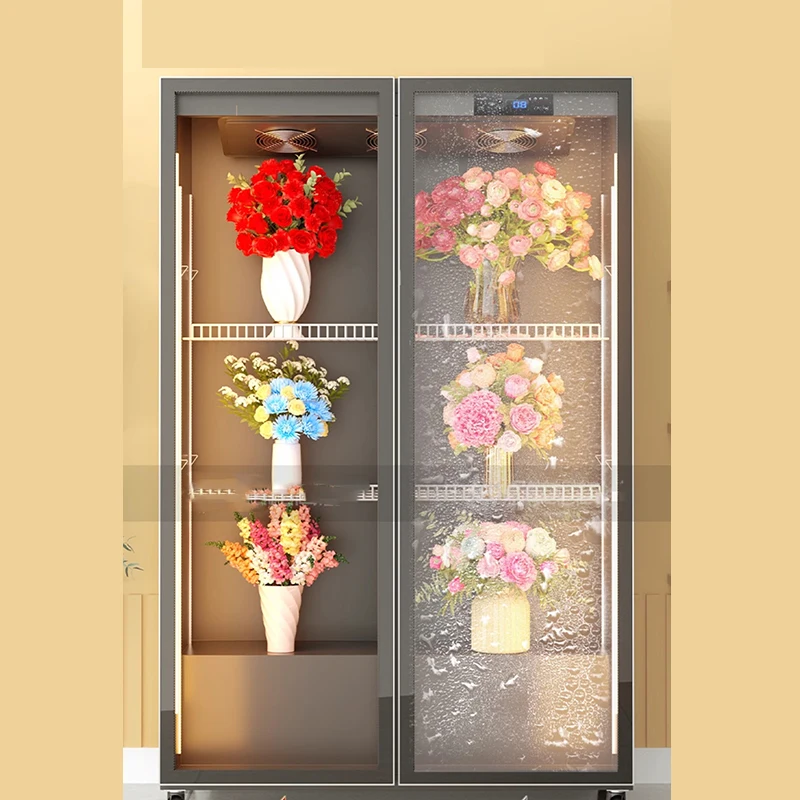 Air-Cooled Frost- Flower Shop Refrigerator Fresh-keeping Floral Display Cabinet