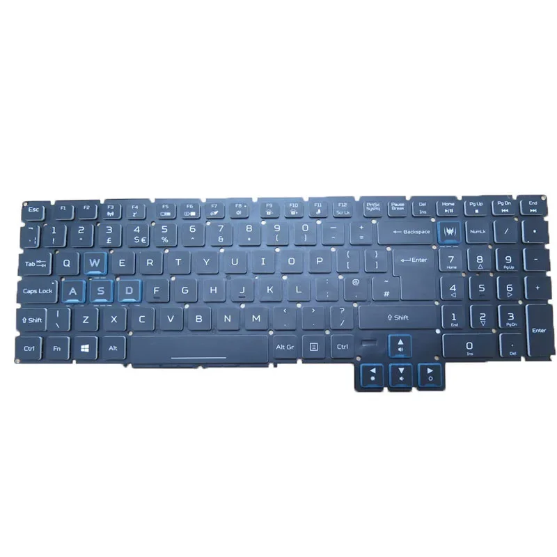 YD United States US United Kingdom UK Colourful Backlit Black New Laptop Keyboard For ACER Predator Helios 500 PH517-52 RGB Back