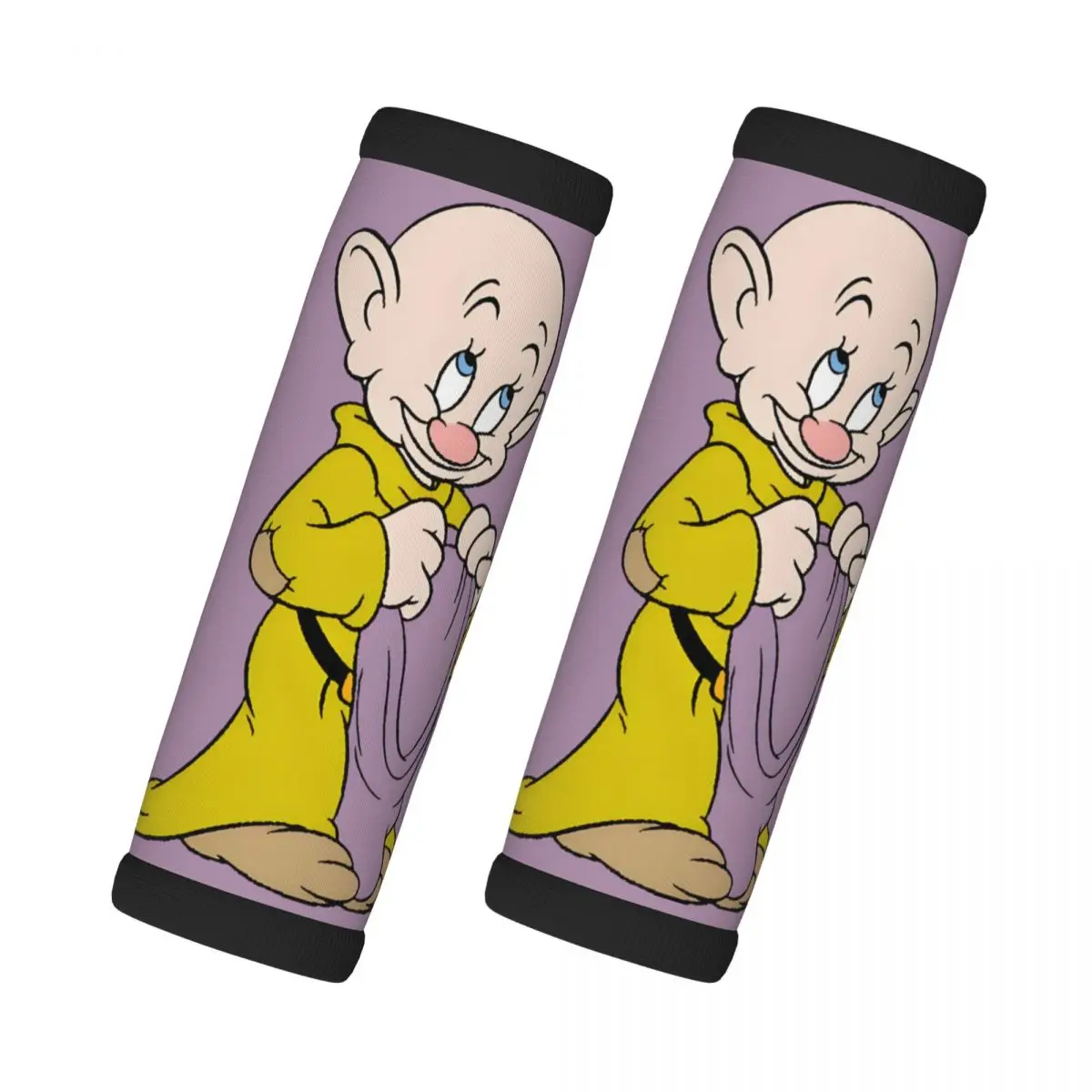 

Custom Snow White And The Seven Dwarfs 2 Pcs Luggage Handle Wrap Suitcase Identifier Handle Grip Neoprene Luggage