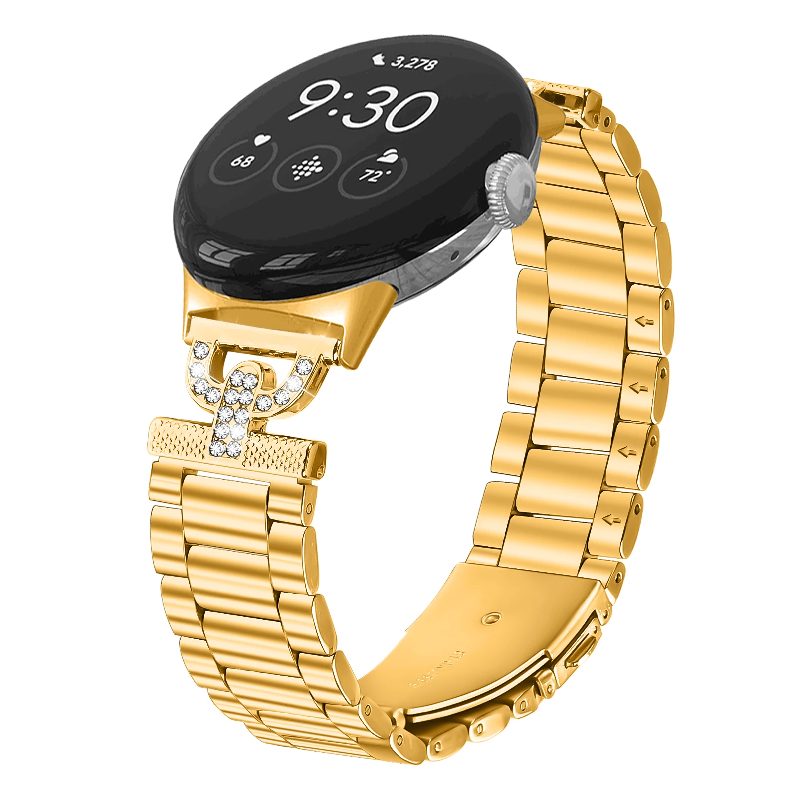 Keine Lücken Metallarmband für Google Pixel Watch2/1 Edelstahl-Ersatzarmband für Google Pixel Watch3 41 mm Bandzubehör