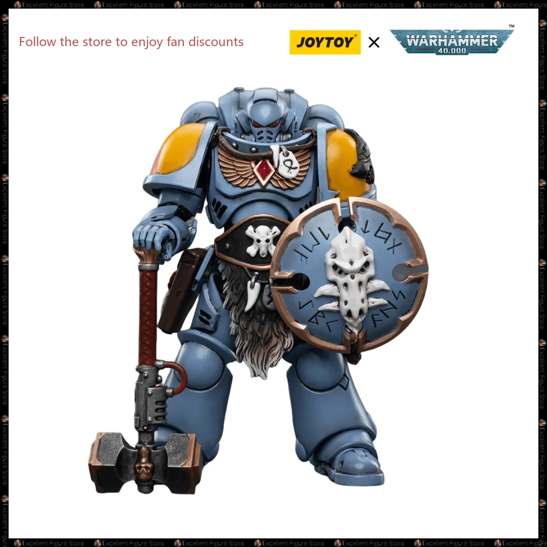 In Stock JOYTOY Warhammer 40K Space Wolves Claw Pack Sigyrr Stoneshield High-Quality Model Action Figures Toys Collection Gifts