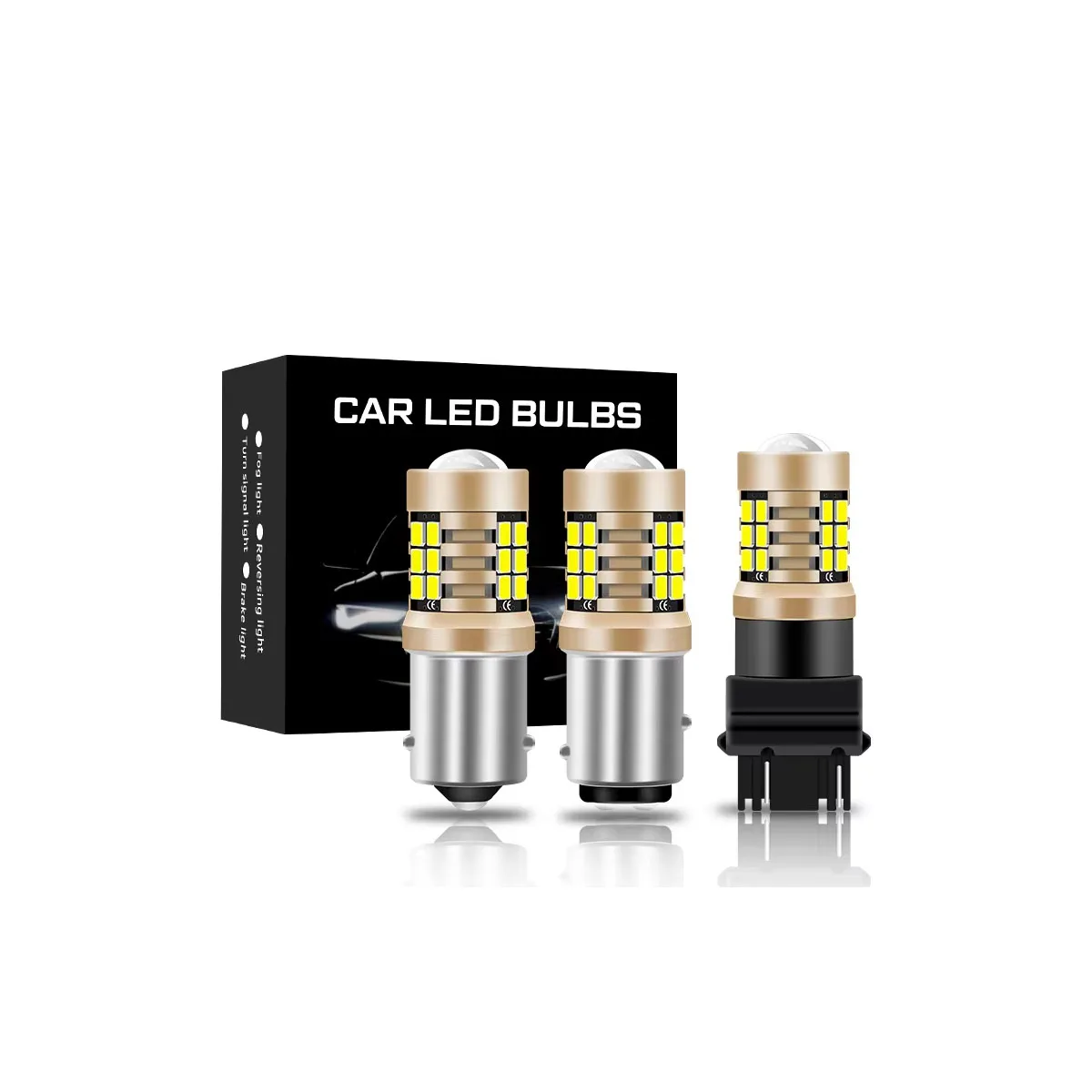 Cross-border  popular car LED reversing light brake light 2835 21SMD 1157 1156 T15