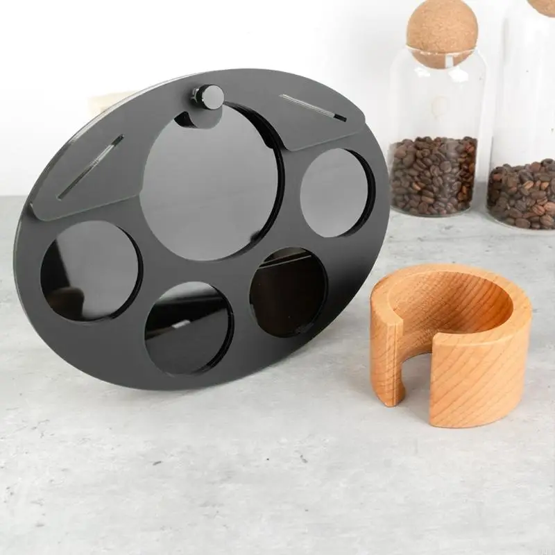 2025 새로운 커피 탬퍼 스테이션 다기관 커피 기기 홀더 커피 탬핑 스탠드 커피 애호가에게 적합합니다.