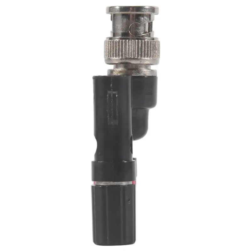 Y42A-BNC Plug 4Mm Banana Plug Splitter Connector BNC Male Plug To 2 X 4Mm Banana Female Jack Socket Adapter