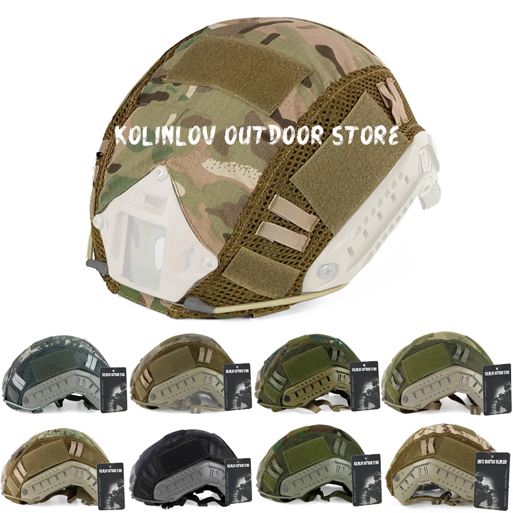 

Militar Helmet Cover MC camo Color for MH PJ Airsoft Paintball Hunting Tactical Fast Helmet Accessories