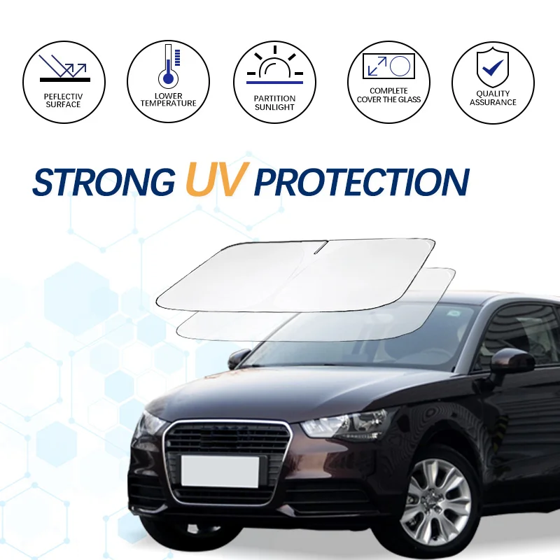 

Windshield Sun Shade For Audi A1 A3 2012-2018 Sunshade Sun Visor Protector Foldable Blocks UV Rays Keep Your Car Cooler