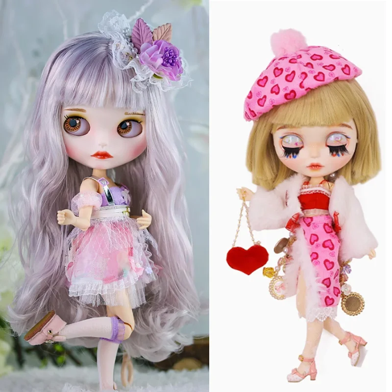

TA532 New style Toy accessories gift pretty clothes dresses tshirt coats pants for your ob24 blythee dolls
