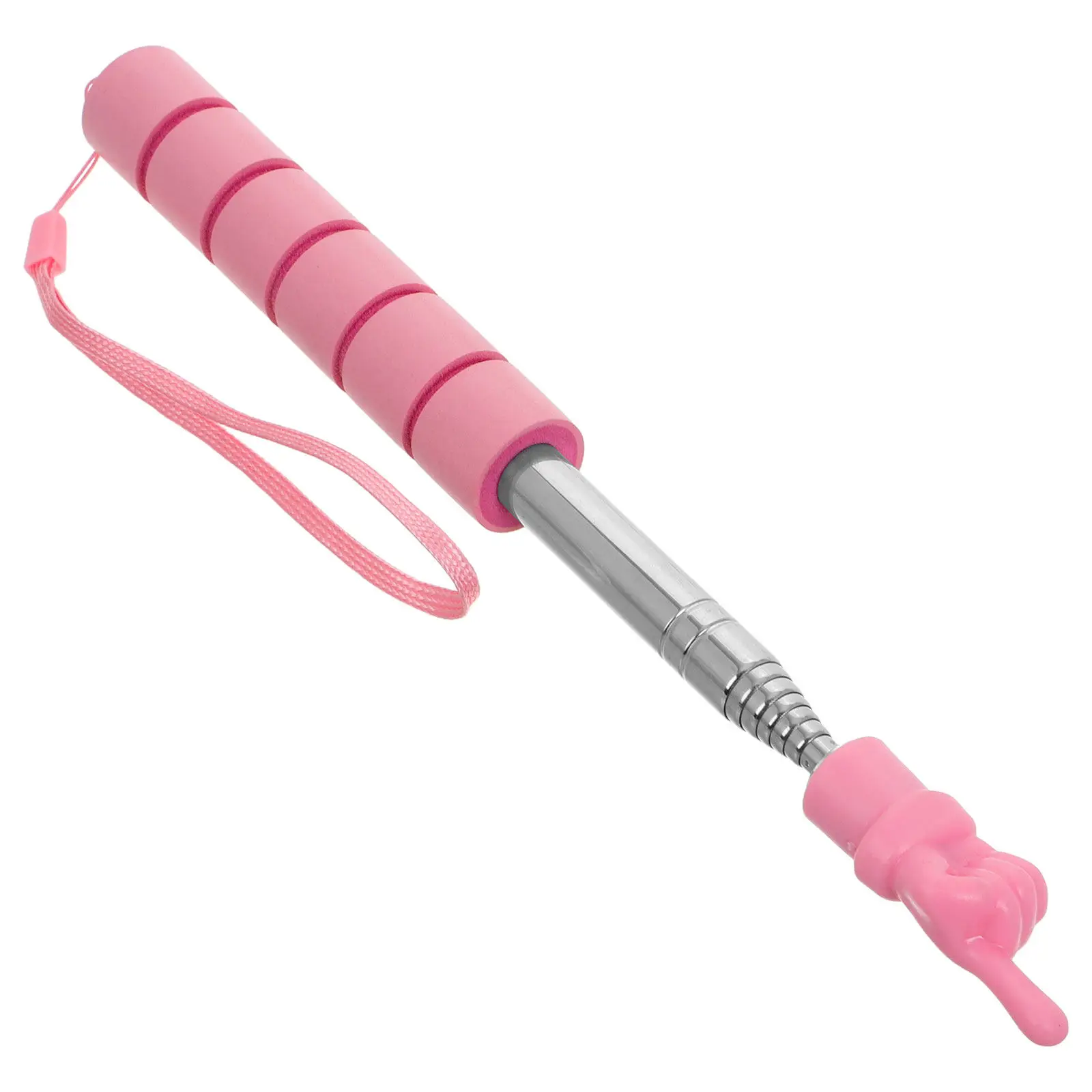 

Telescopic Pointer Stick Stainless Steel Extendable Finger Reader for Classroom Teaching Learning Aid Whiteboard Marker Rod