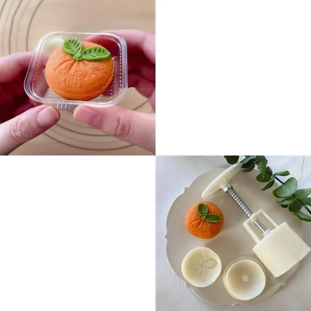  Mooncake Mould DIY Hand Pressure Fondant Decorations Tools Moon Cake Mold