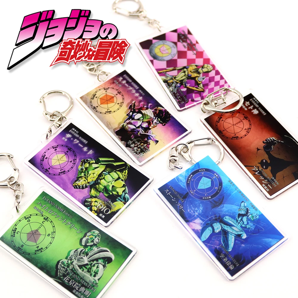 Брелок в стиле аниме JoJo Guido Mista Bruno Bucciarati, аксессуары для косплея, брелок, подвеска, брелок с героями мультфильмов, аксессуары, подарки для фанатов