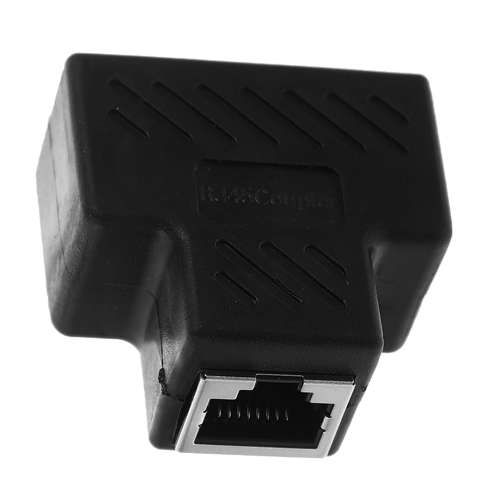 

Tee Head Ethernet Connector Extender High Speed Port Adapter For Home Office Network Ethernet 1 To 2 High Speed Compact