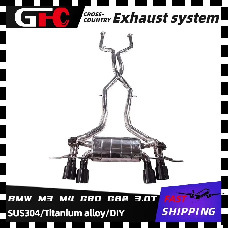 Sistema de Escape Catback GFC Performance para BMW M3 M4 G80 G82 G8X 3.0T 2019-2024, Escape Valvetronic, Silenciador de Escape para Automóvil