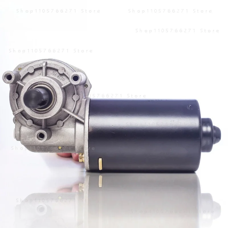24V DC Worm Gear Motor 260 RPM D-Type Output Shaft for Speed Reduction