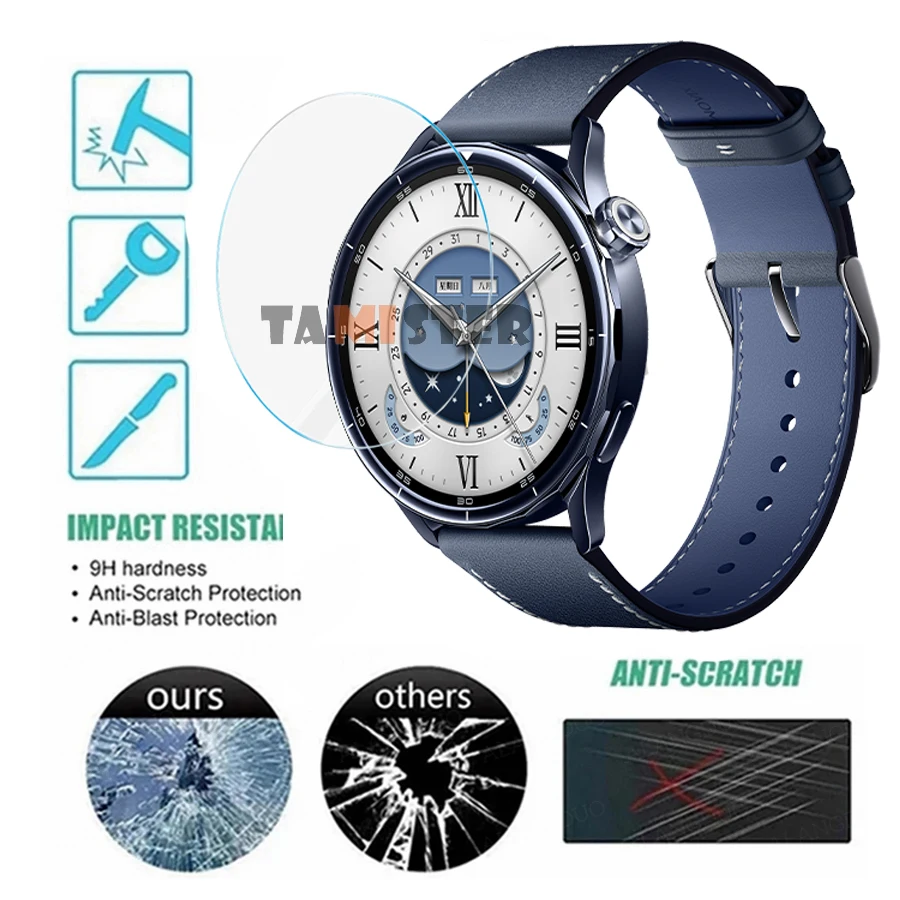 Закаленное стекло для Xiaomi Mi Watch S5 S4 S3, защитная пленка для экрана смарт-часов, защитная пленка от царапин для Mi Watch S4 Sport 41 мм