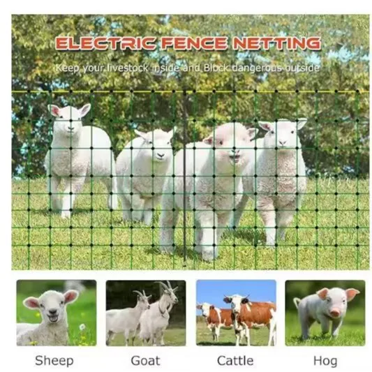 Electronic fence net Farm Pasture Sheep net Longitudinal spacing Vertical spacing