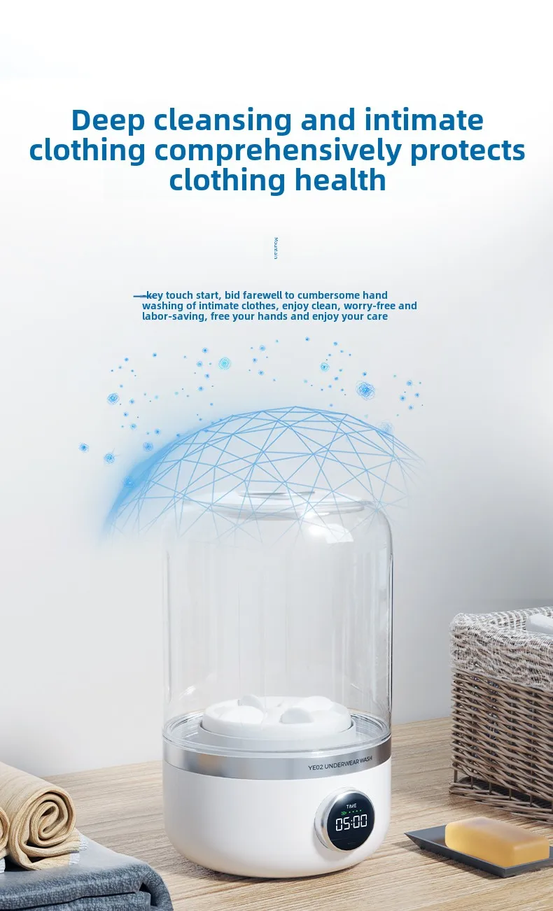 Mini máquina de lavar roupa íntima