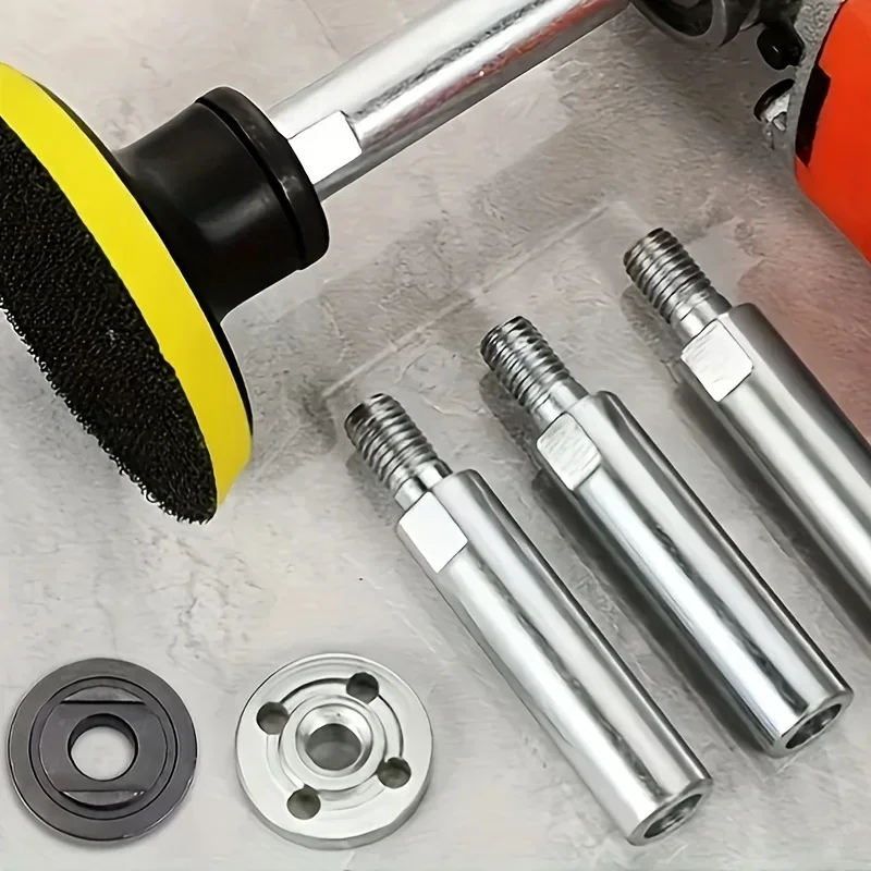 Extension Rods for Angle Grinders, Equipped with Two Threaded Adapters for Type Angle Grinders.