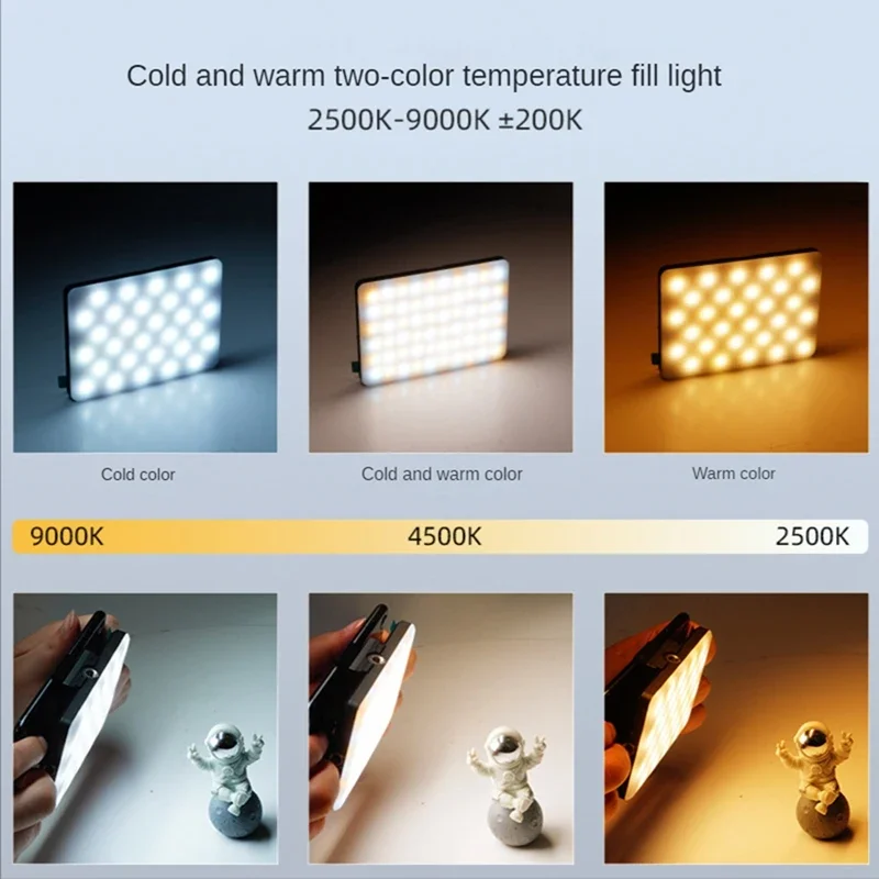 ضوء ملء مشبك StudioPro - 60 مصباح LED قابل للتعتيم لمدونات الفيديو والبث المباشر وإضاءة سطح المكتب #2