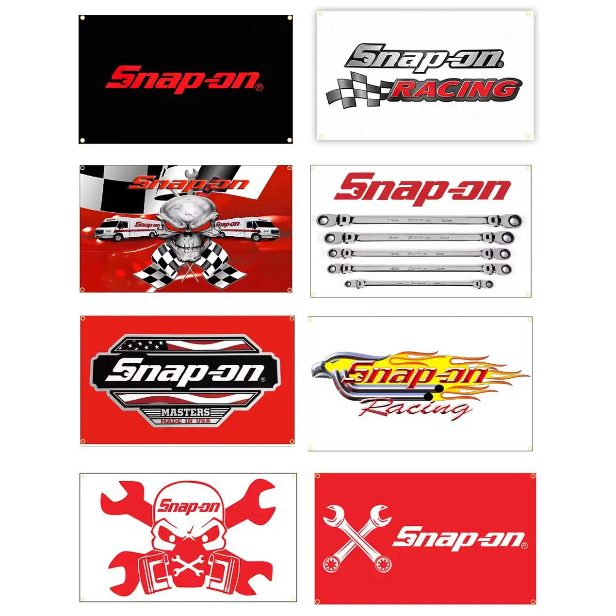 2x3fts 3x5fts 5x8fts Snap On Tool Flag Banner Tapestry Applicable To Garage Or Outdoor For Decoration