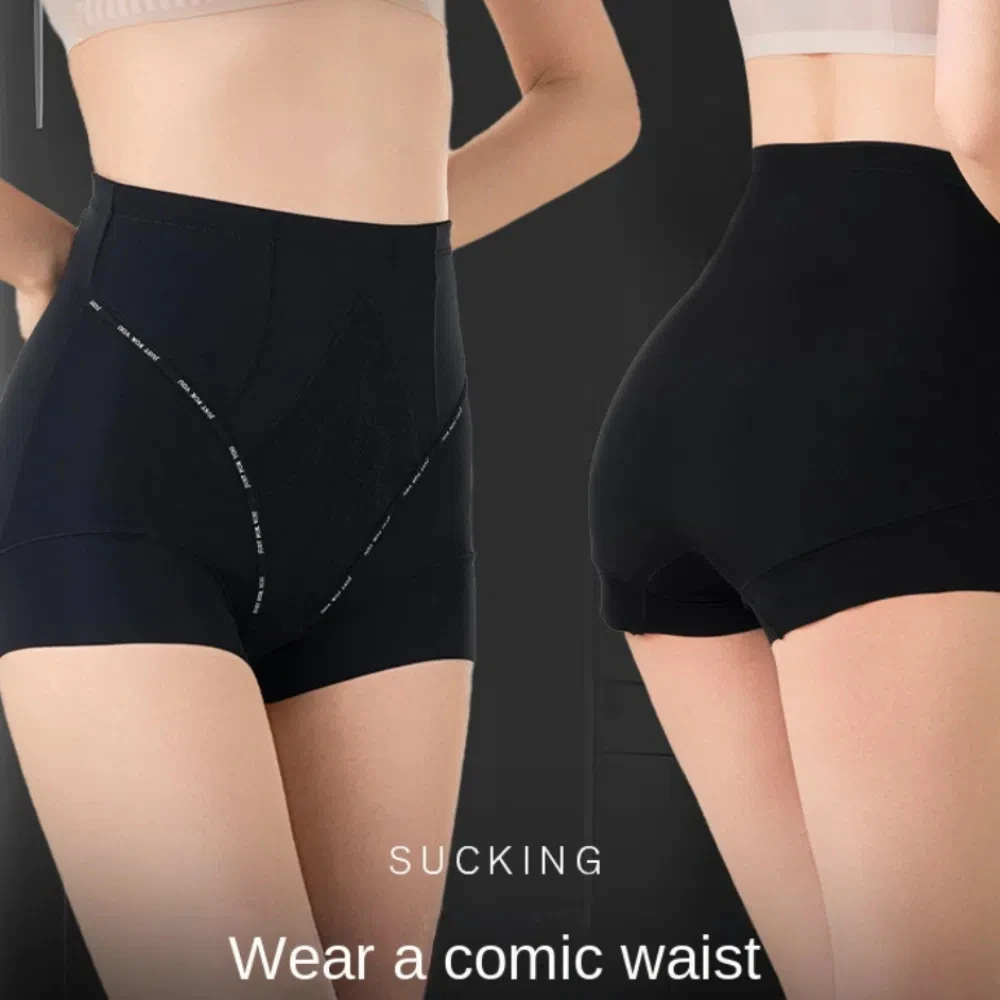 

Lace Shapewear Panties Women Mulberry Silk Crotch Lingeries Postpartum Body Shapers Belly Contracting Traceless