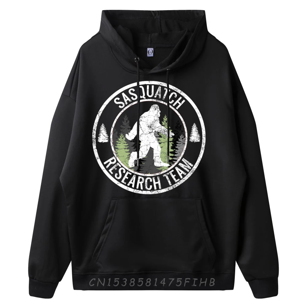 Sasquatch Research Team Bigfoot T Hoodies Hip Hop Crew Neck Group Long Sleeve Mans Hoodies Funny Hoodies
