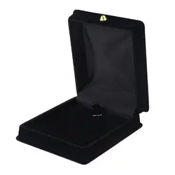 Black Velvet Necklace Gift Box Travel Storage Display for Case Pendant Trinket Gift Box for Case for Women Girl Jewelry
