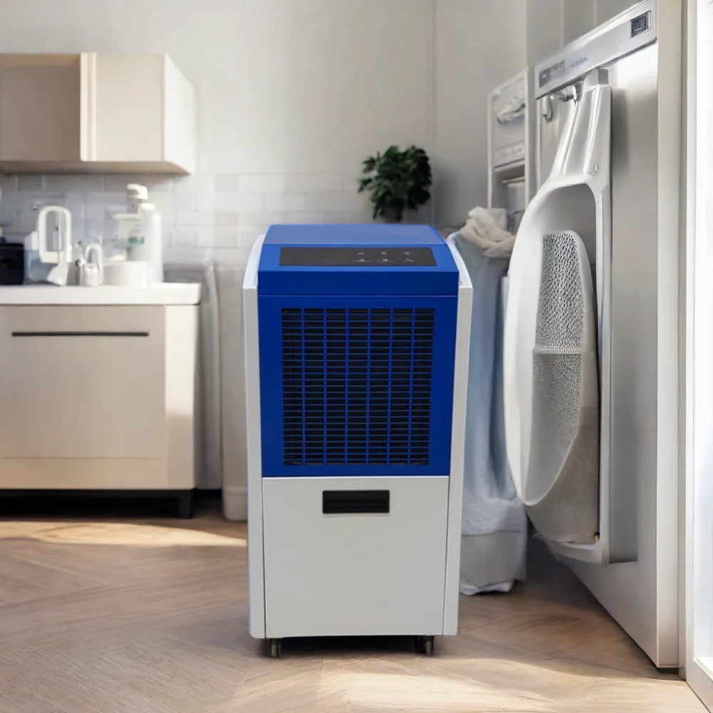 50L/D Commercial-Grade Dehumidifier 220V Volta Core Compressor Smart Push Handle Customized Logo-Industrial Use Humidity Control
