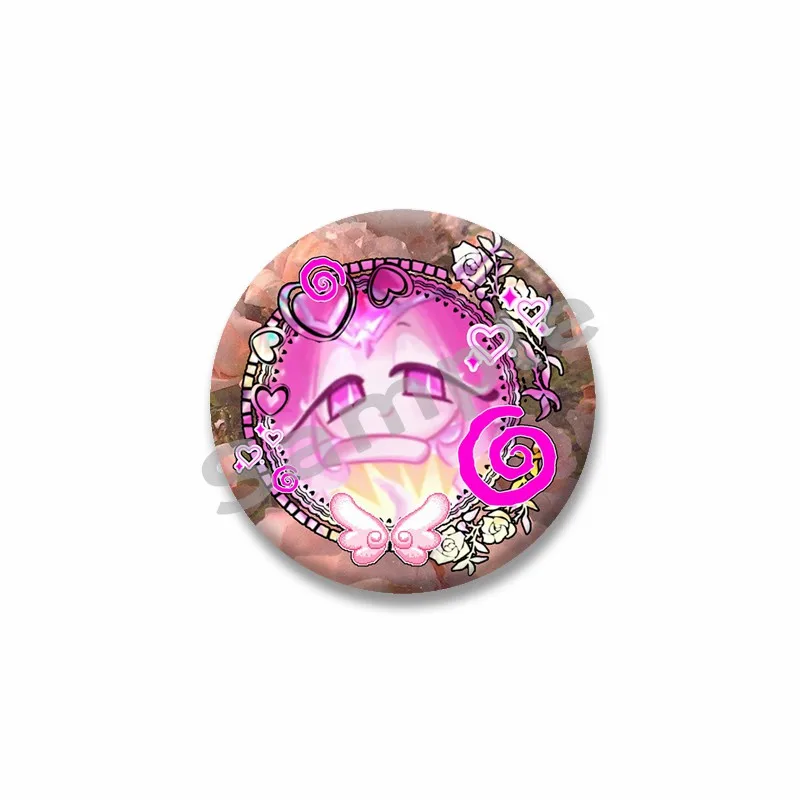 Game CRK Pancake Princess Cookie Button Badges Cartoon Figure Brooch on Backpack Clothes Hat Lapel Pins Jewelry Accessories Gift view 6